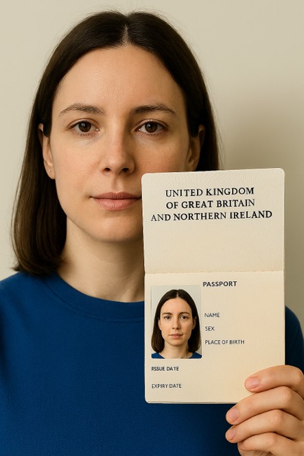 When providing a photograph of you holding your photo ID, ensure that your ID document is the right way around so that it is readable, before submitting your photo.