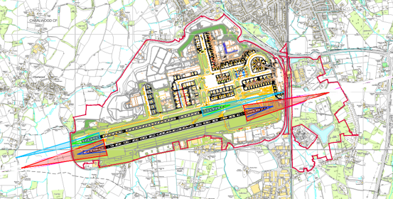 Example of a public safety zone (Gatwick Airport)