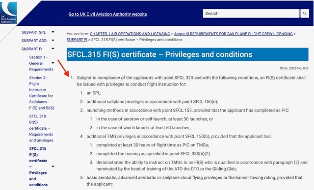 Screenshot of Regulation SFCL.315 where all three levels of paragraph numbering use 1, 2, 3.