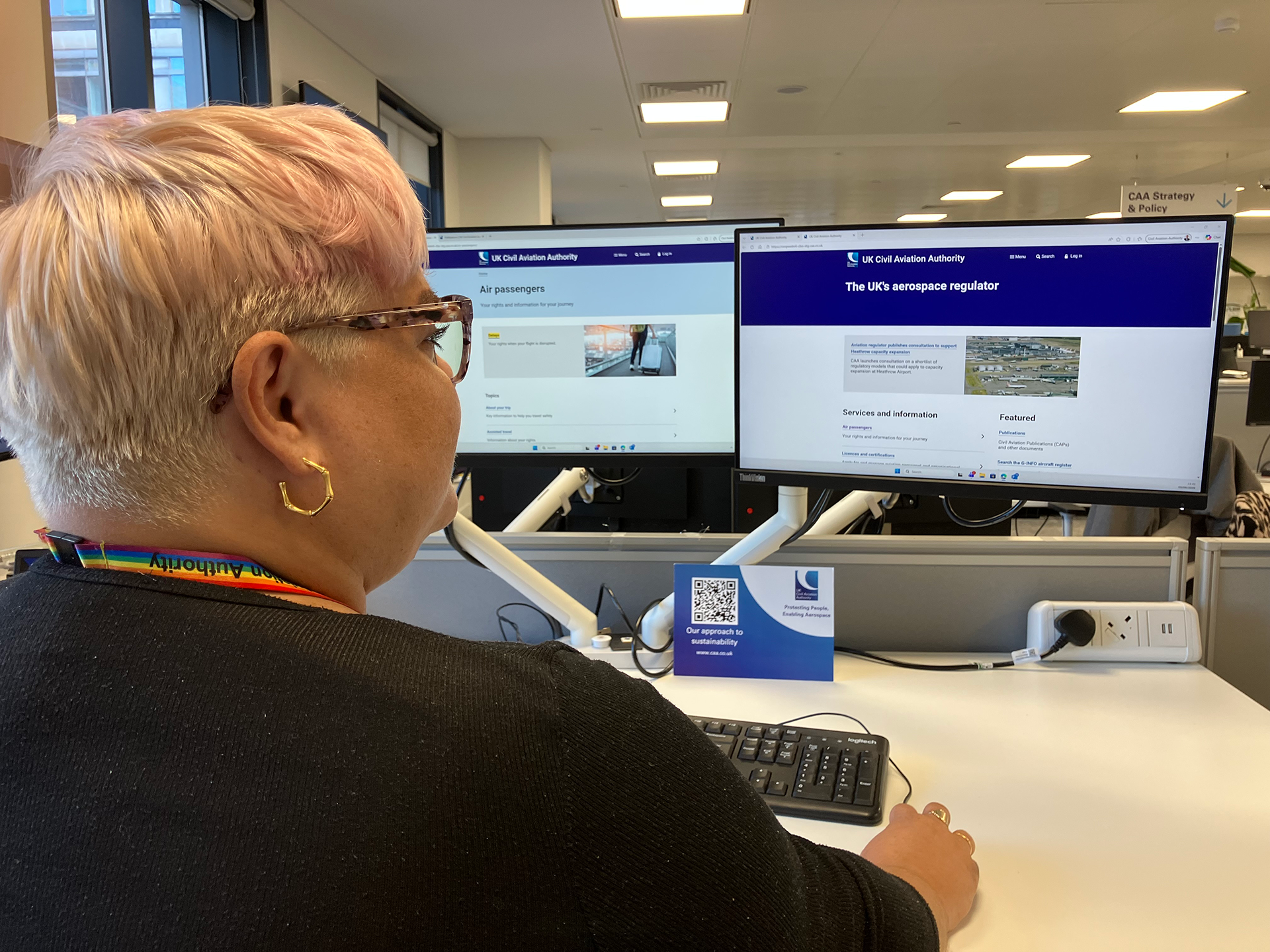 The new Civil Aviation Authority website 
