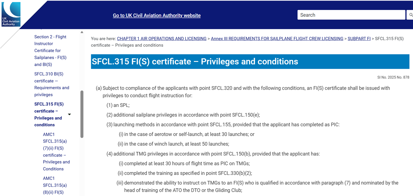 Screenshot of Regulation SFCL.315 where the first level of paragraph numbering uses a, b, c; the second level of paragraph numbering uses 1, 2, 3 and the third level of paragraph numbering uses lower-case Roman numerals.
